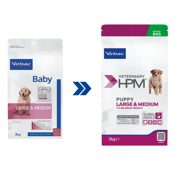 PUPPY LARGE & MEDIUM - Hvalpefoder - Store & mellemstore racer